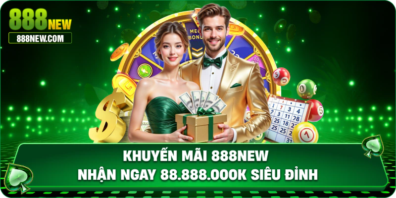 Khuyến mãi 888New nhận ngay 88.888.000k